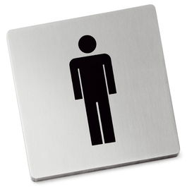 Zack Señal Información -Hombre- 8x8 cm